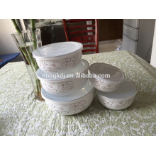 enamel ice bowl set & printed enamel bowls & hot selling cheap